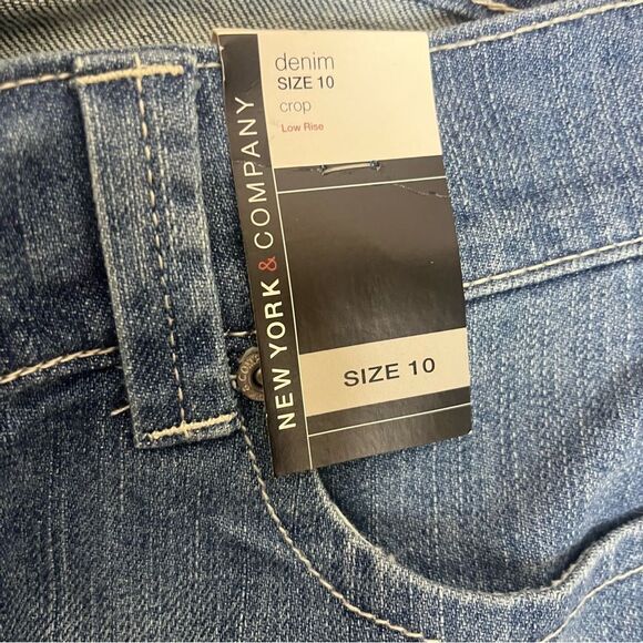 🎉NY&C Ankle Crop Jeans Sz 10 - Picture 10 of 11
